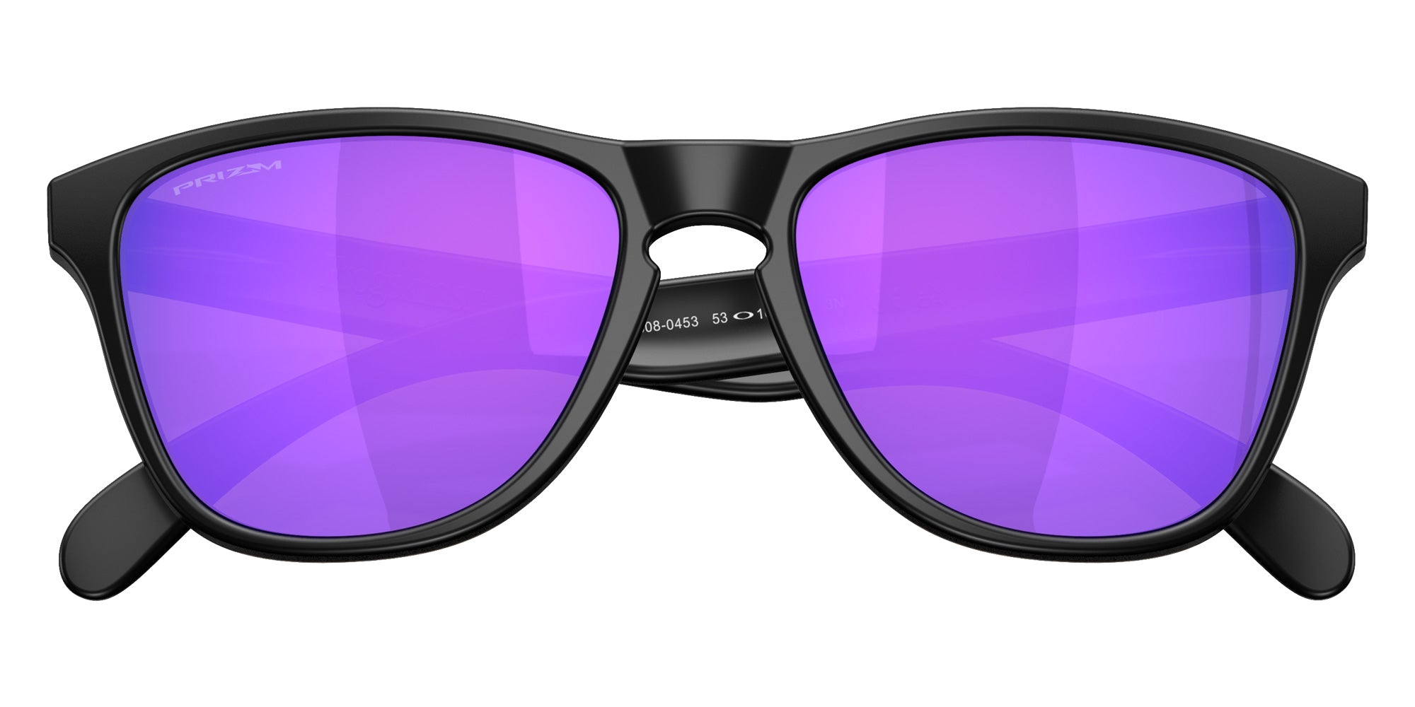 OAKLEY OO9508 Frogskins��� S 950804 53 - Matte Black / Prizm Violet Mirrored #id:oo9508950804_s:104120