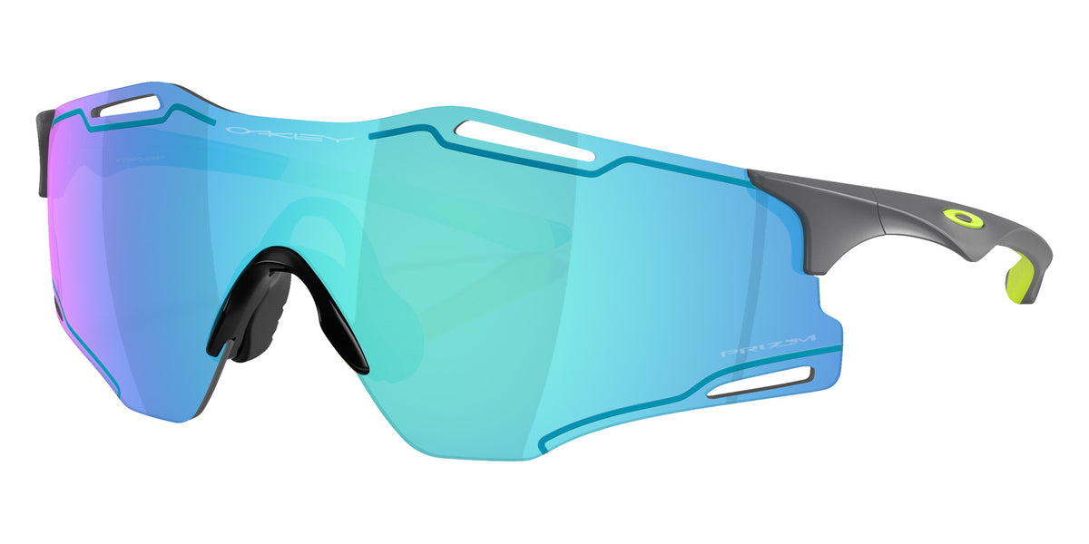 OAKLEY OO9512D Cybr Zero 951212 139 - Matte Carbon / Prizm Sapphire Mirrored #id:oo9512d951212_s:102105