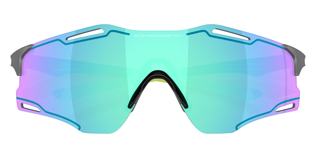 OAKLEY OO9512D Cybr Zero 951212 139 - Matte Carbon / Prizm Sapphire Mirrored #id:oo9512d951212_s:102135