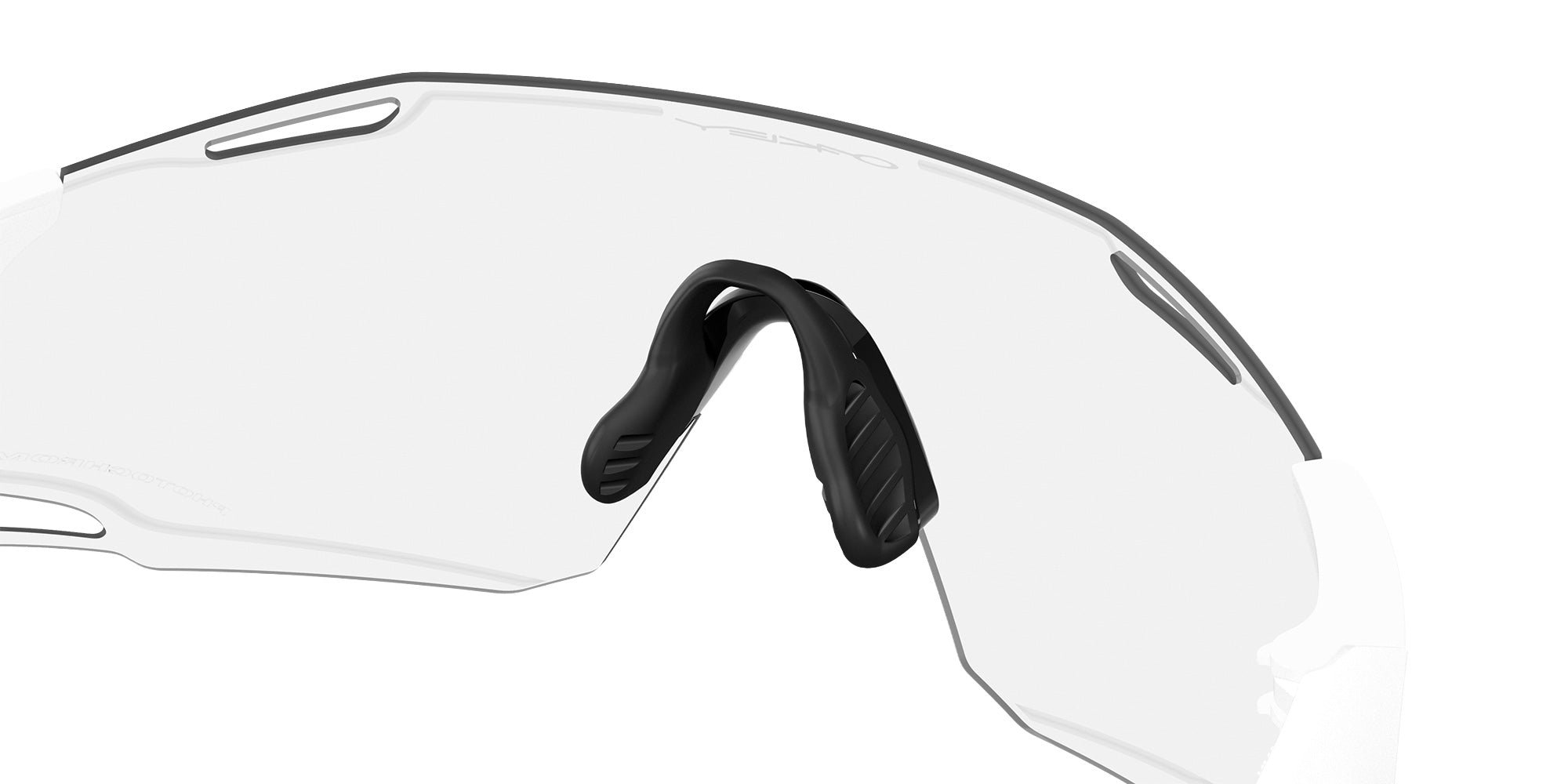 OAKLEY OO9513D Cybr Dyno 951301 139 - Matte White / Clear to Black Iridium Photochromic Mirrored #id:oo9513d951301_s:100140