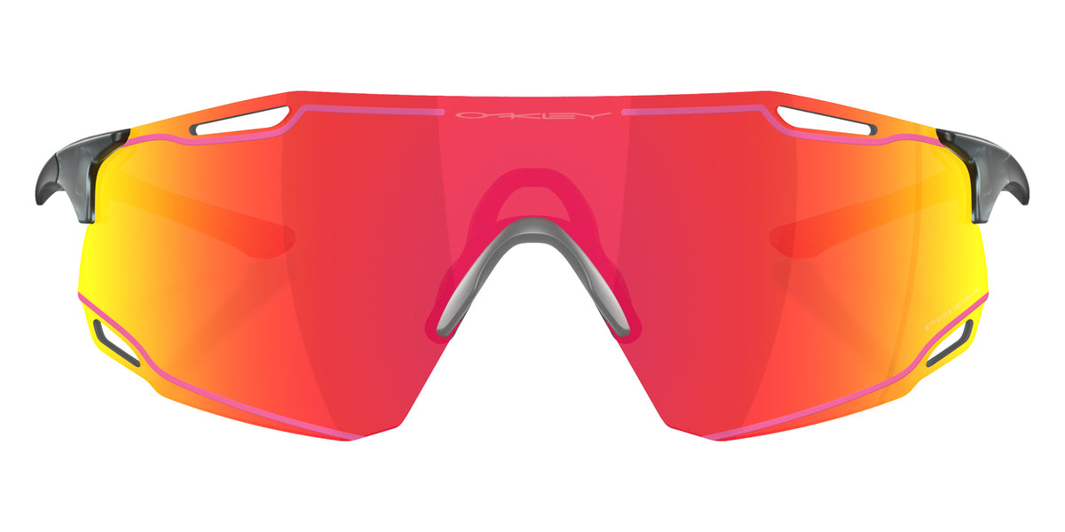 OAKLEY OO9513D Cybr Dyno 951312 139 - Matte Crystal Black / Prizm Ruby Mirrored #id:oo9513d951312_s:102100