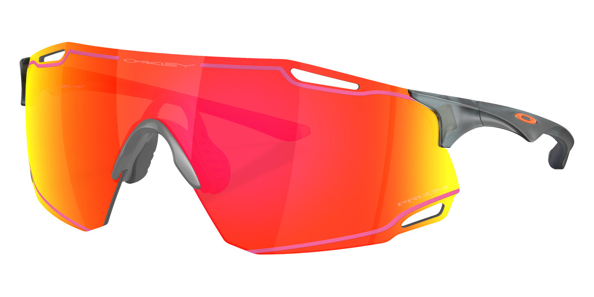 OAKLEY OO9513D Cybr Dyno 951312 139 - Matte Crystal Black / Prizm Ruby Mirrored #id:oo9513d951312_s:102105