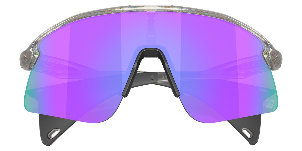 OAKLEY OO9518 Justin Jefferson Signature Series Stunt Devil S 951814 136 - Gray Ink Moondust / Prizm Violet Mirrored #id:oo9518951814_s:100135