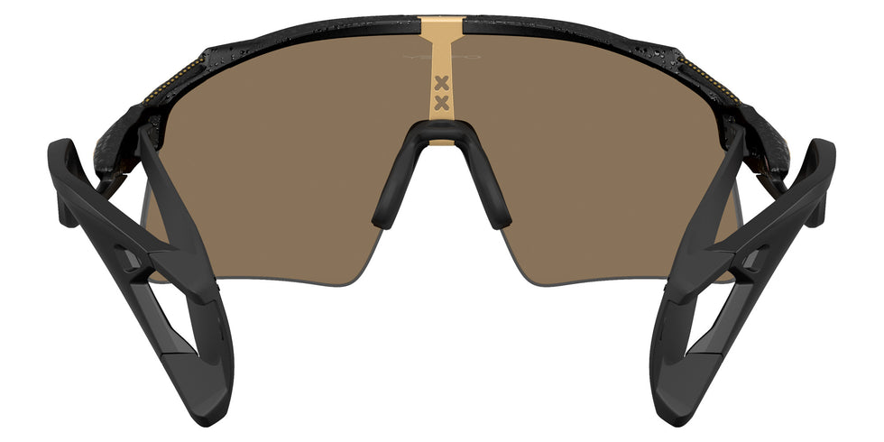 OAKLEY OO9519 Stunt Wing Gridiron Collection 951908 141 - Matte Black Splatter / Prizm 24k Mirrored #id:oo9519951908_s:100115