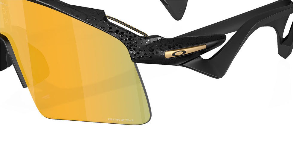 OAKLEY OO9519 Stunt Wing Gridiron Collection 951908 141 - Matte Black Splatter / Prizm 24k Mirrored #id:oo9519951908_s:100125
