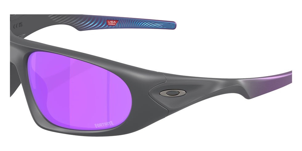 OAKLEY OO9528 Oakley X Fortnite��� Raven Neoforma 952811 60 - Matte Carbon / Prizm Violet Mirrored #id:oo9528952811_s:100125