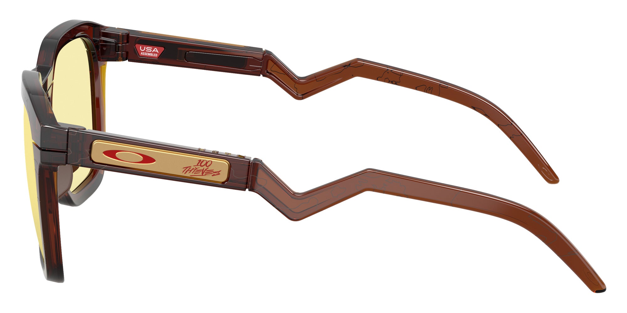 OAKLEY OO9533 HSTN SQ 100 Thieves Collection 953310 54 - Dark Amber #id:oo9533953310_s:100110