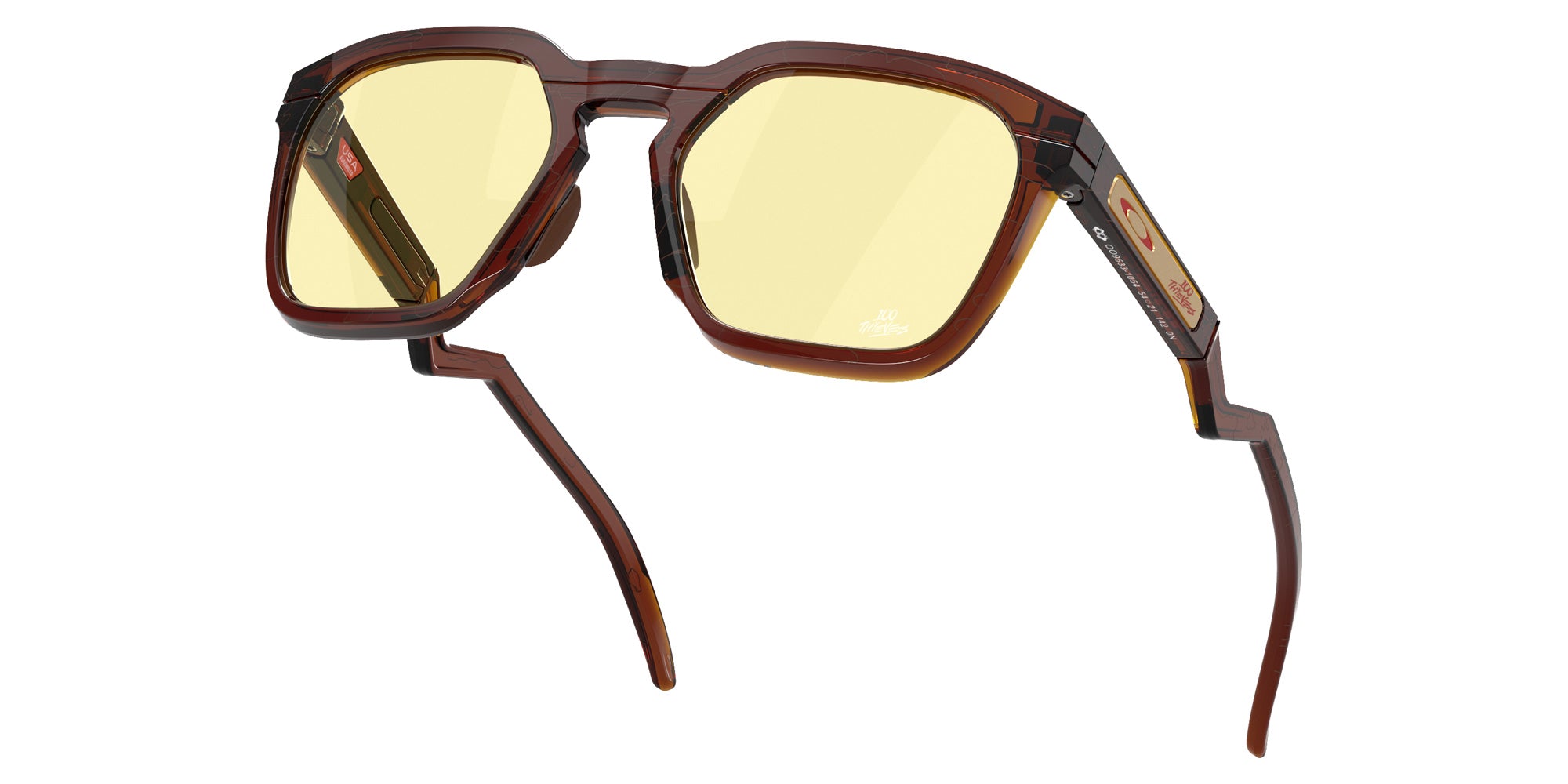 OAKLEY OO9533 HSTN SQ 100 Thieves Collection 953310 54 - Dark Amber #id:oo9533953310_s:100125