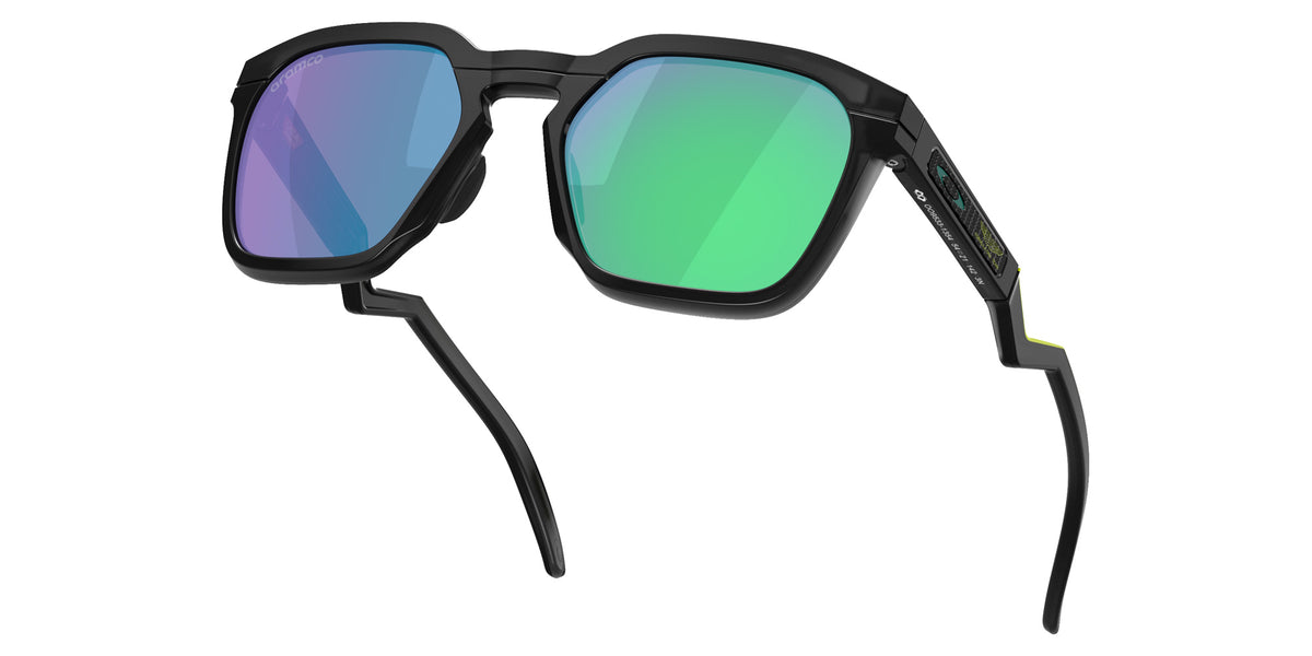 OAKLEY OO9533 Oakley X Aston Martin Aramco F1�� Team HSTN SQ 953313 54 - Matte Black Ink / Prizm Jade Mirrored #id:oo9533953313_s:100120
