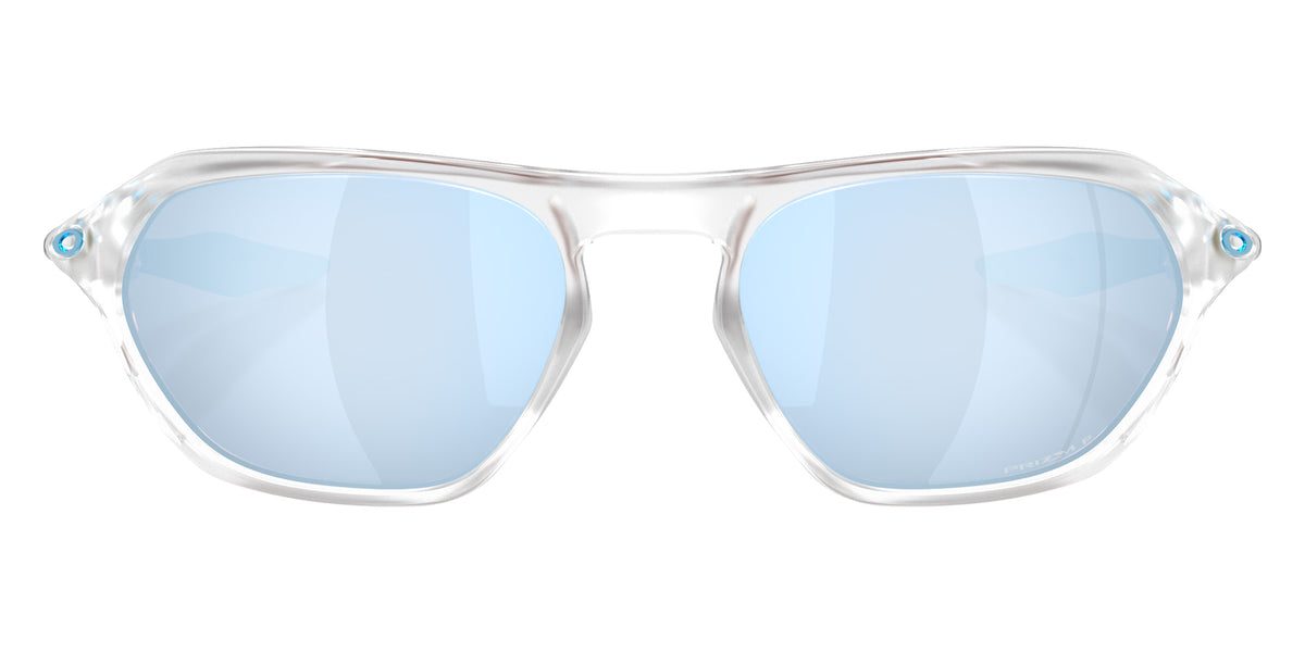 OAKLEY OO9537 Cage Jacket�� 953702 61 - Matte Clear / Prizm Deep Water Polarized Mirrored #id:oo9537953702_s:102100