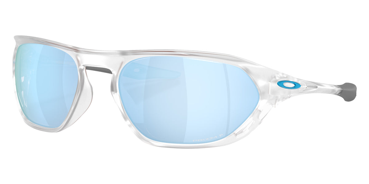 OAKLEY OO9537 Cage Jacket�� 953702 61 - Matte Clear / Prizm Deep Water Polarized Mirrored #id:oo9537953702_s:102105