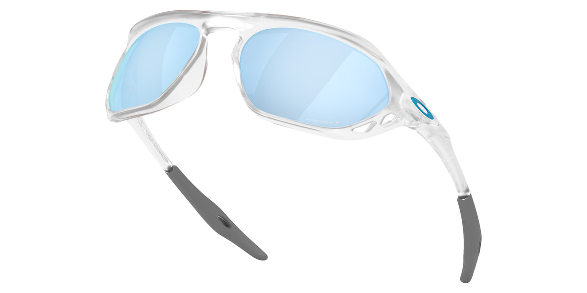 OAKLEY OO9537 Cage Jacket�� 953702 61 - Matte Clear / Prizm Deep Water Polarized Mirrored #id:oo9537953702_s:102120