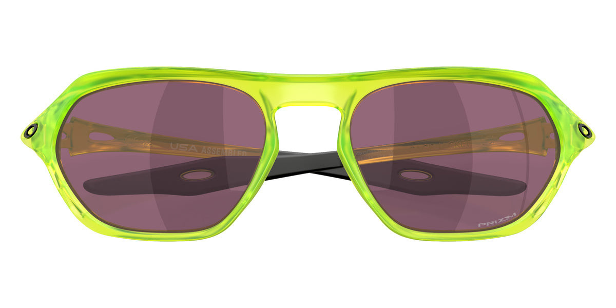 OAKLEY OO9537 Cage Jacket�� 953707 61 - Matte Uranium / Prizm Road Black Mirrored #id:oo9537953707_s:108125