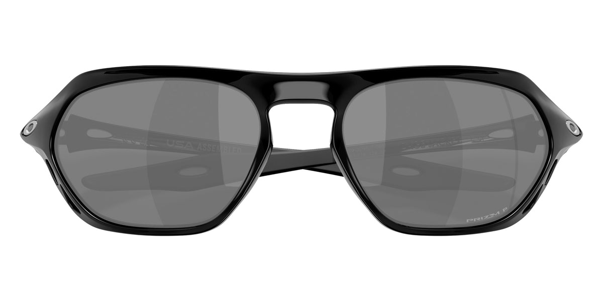 OAKLEY OO9537 Cage Jacket�� 953708 61 - Polished Black / Prizm Black Polarized Mirrored #id:oo9537953708_s:110125