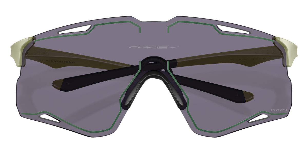 OAKLEY OO9538D Cybr Lightning 953808 140 - Green / Prizm Gray #id:oo9538d953808_s:110125