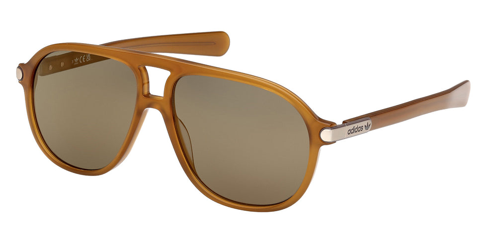 Adidas OR0136 42Q 58 - Shiny Light Orange / Green Mirrored #id:or013642q_s:102105