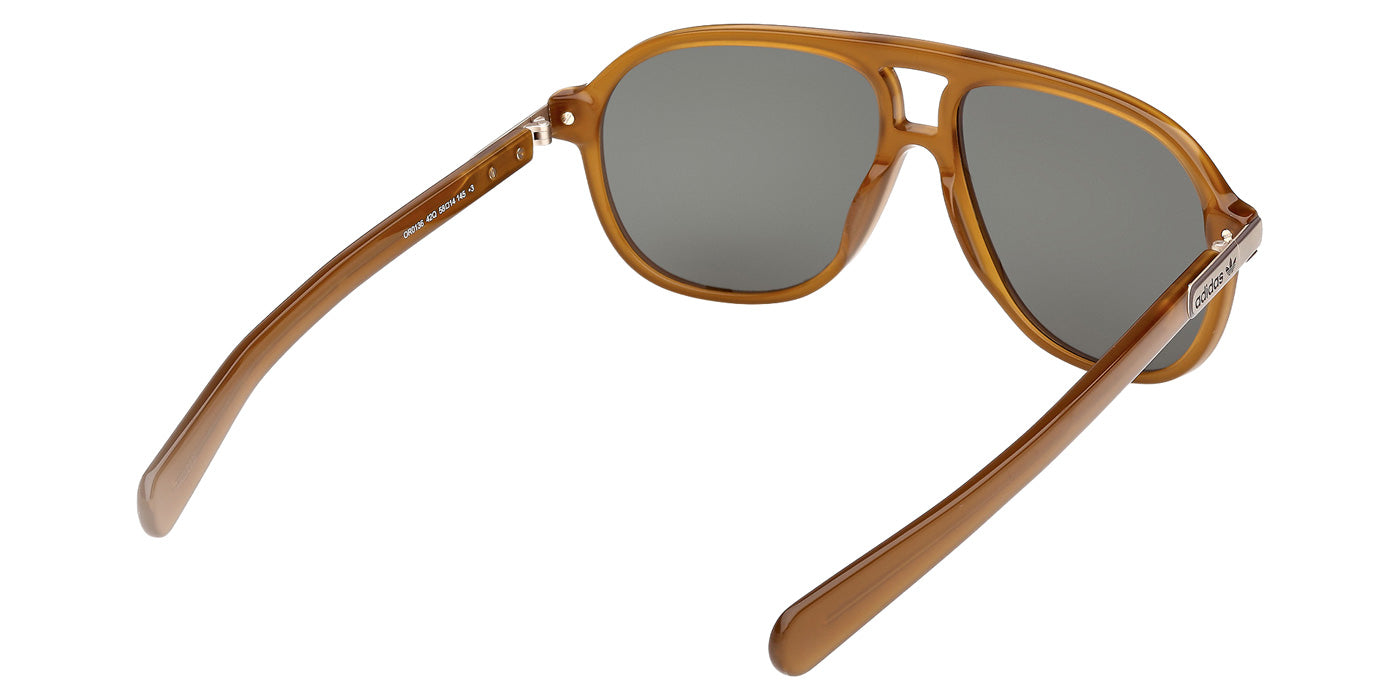 Adidas OR0136 42Q 58 - Shiny Light Orange / Green Mirrored #id:or013642q_s:102125