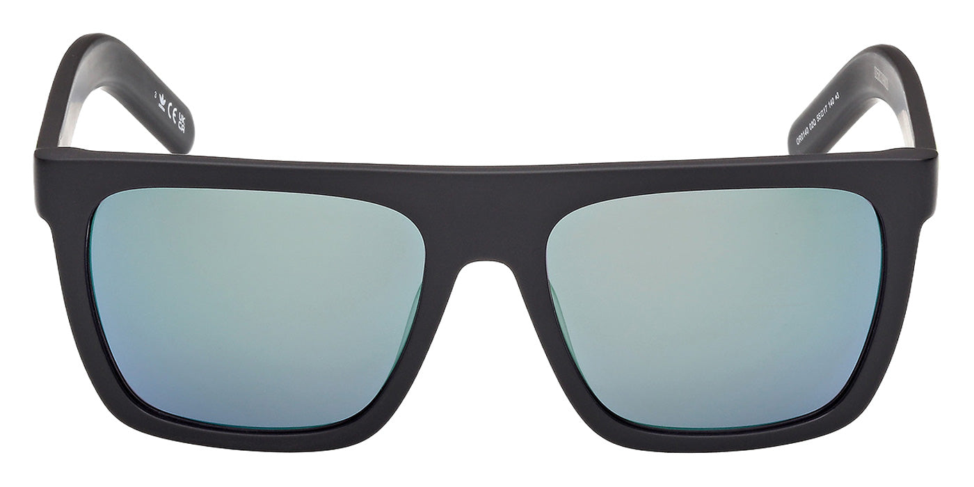 Adidas OR0140 02Q 55 - Matte Black / Green Mirrored #id:or014002q_s:100100