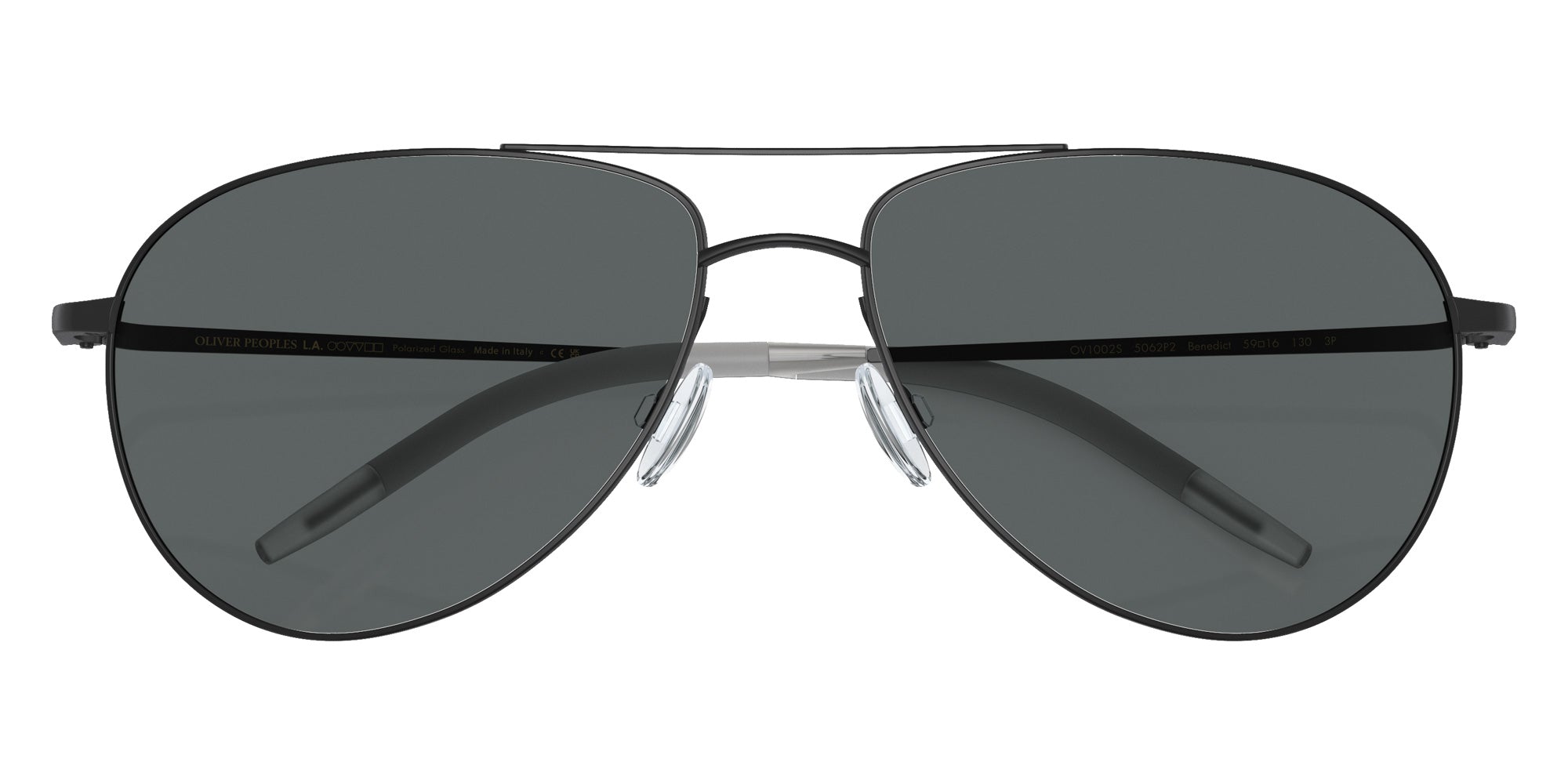 Oliver Peoples OV1002S Benedict 5062P2 59 - Matte Black / Midnight Express Polarized #id:ov1002s5062p2_s:100125