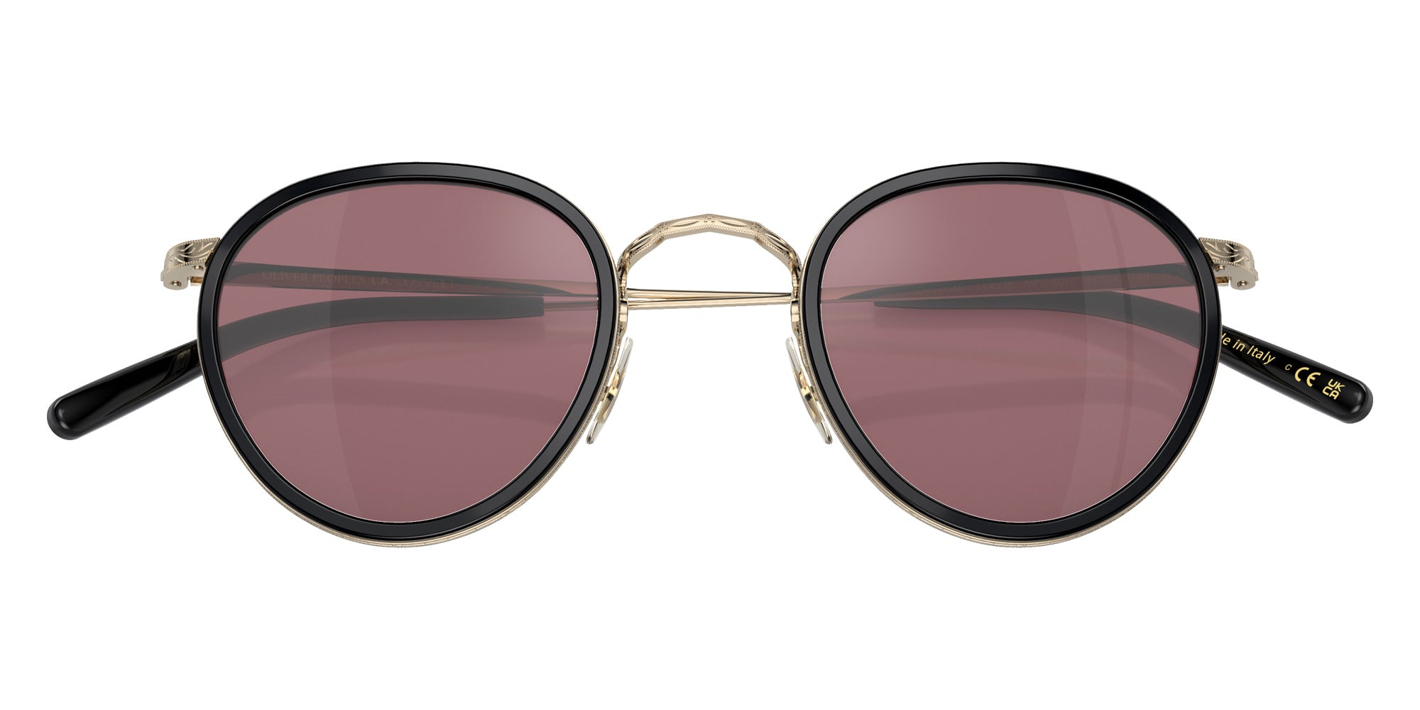 Oliver Peoples OV1104S MP-2 Sun 51453E 48 - Black/Gold / Magenta Photochromic Mirrored #id:ov1104s51453e_s:100135