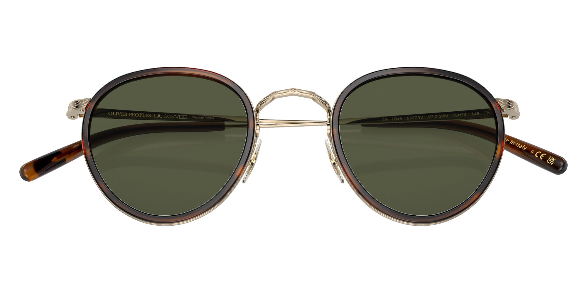Oliver Peoples OV1104S MP-2 Sun 533052 48 - Tuscany Tortoise/Gold / G-15 #id:ov1104s533052_s:102125