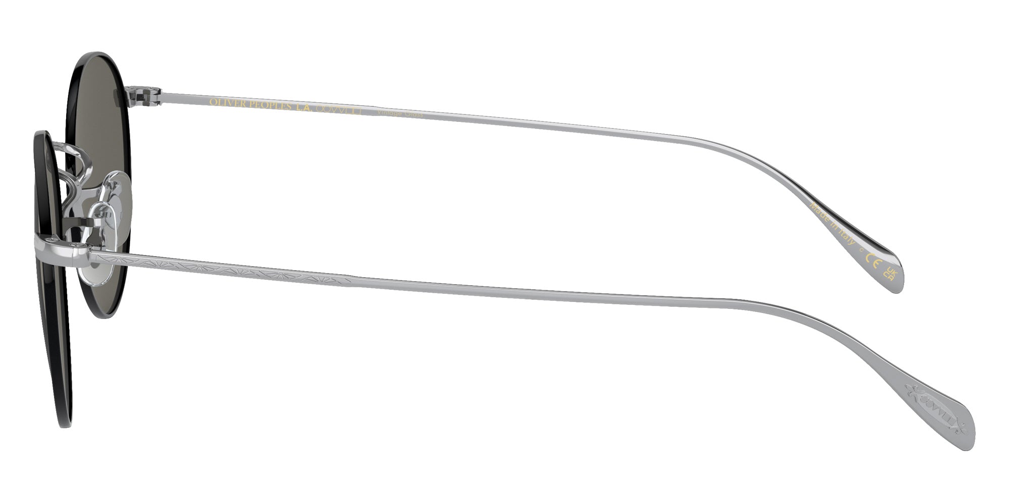 Oliver Peoples OV1186S Coleridge Sun 5306R5 50 - Silver-Black / Carbon Gray #id:ov1186s5306r5_s:100110