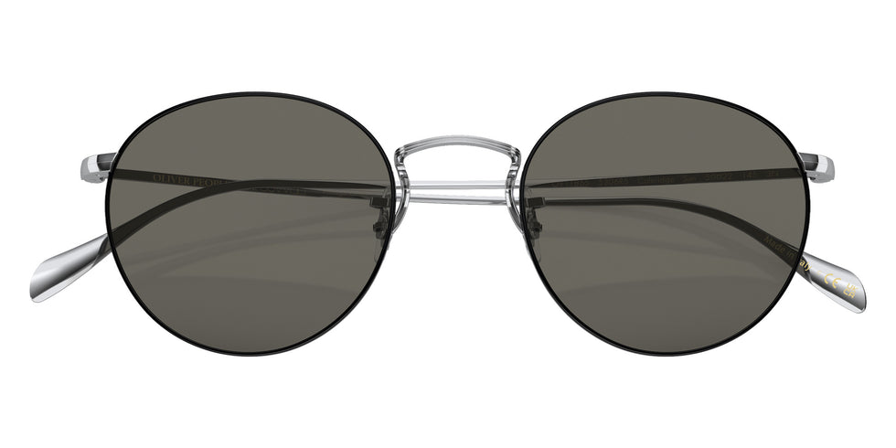 Oliver Peoples OV1186S Coleridge Sun 5306R5 50 - Silver-Black / Carbon Gray #id:ov1186s5306r5_s:100125
