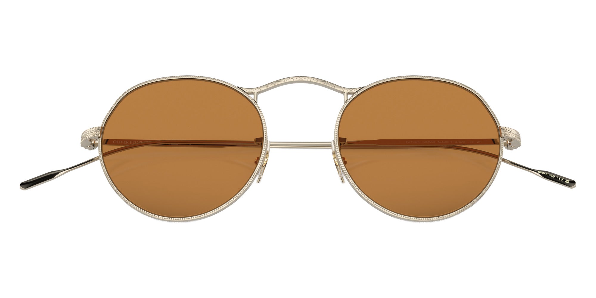 Oliver Peoples OV1220S M-4 30Th 503553 47 - Gold / Cognac #id:ov1220s503553_s:100125