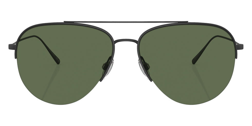 Oliver Peoples OV1303ST Cleamons 50629A 60 - Matte Black / Green Polarized #id:ov1303st50629a_s:100100