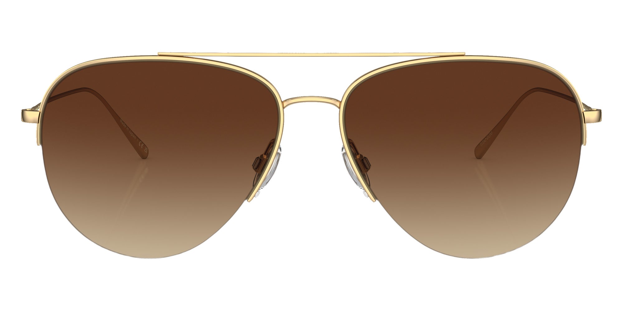 Oliver Peoples OV1303ST Cleamons 5292Q1 60 - Gold / Dark Brown Gradient Mirrored #id:ov1303st5292q1_s:104100