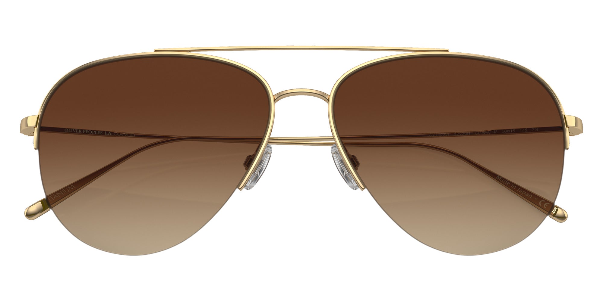 Oliver Peoples OV1303ST Cleamons 5292Q1 60 - Gold / Dark Brown Gradient Mirrored #id:ov1303st5292q1_s:104125
