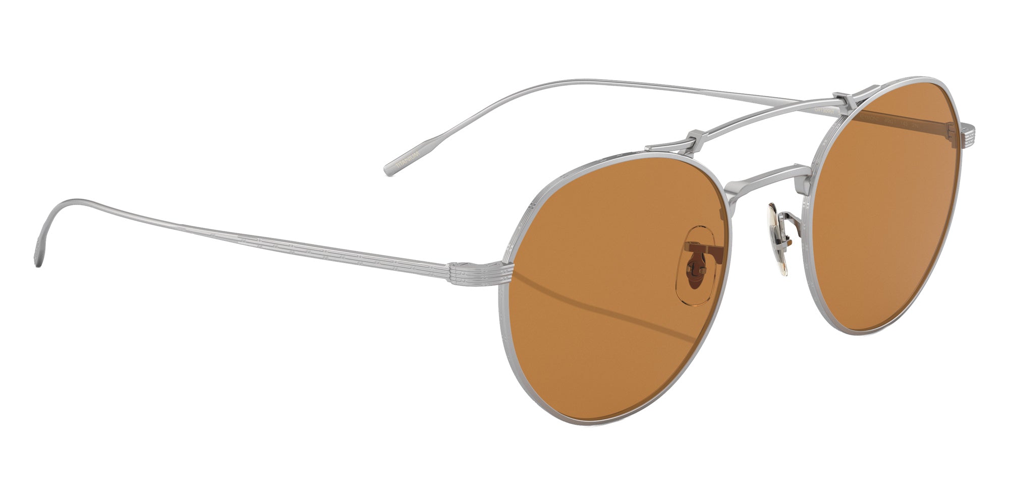 Oliver Peoples OV1309ST Reymont 503653 49 - Silver / Cognac #id:ov1309st503653_s:100120