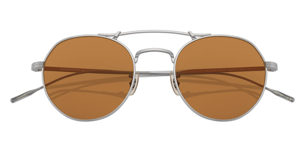 Oliver Peoples OV1309ST Reymont 503653 49 - Silver / Cognac #id:ov1309st503653_s:100125