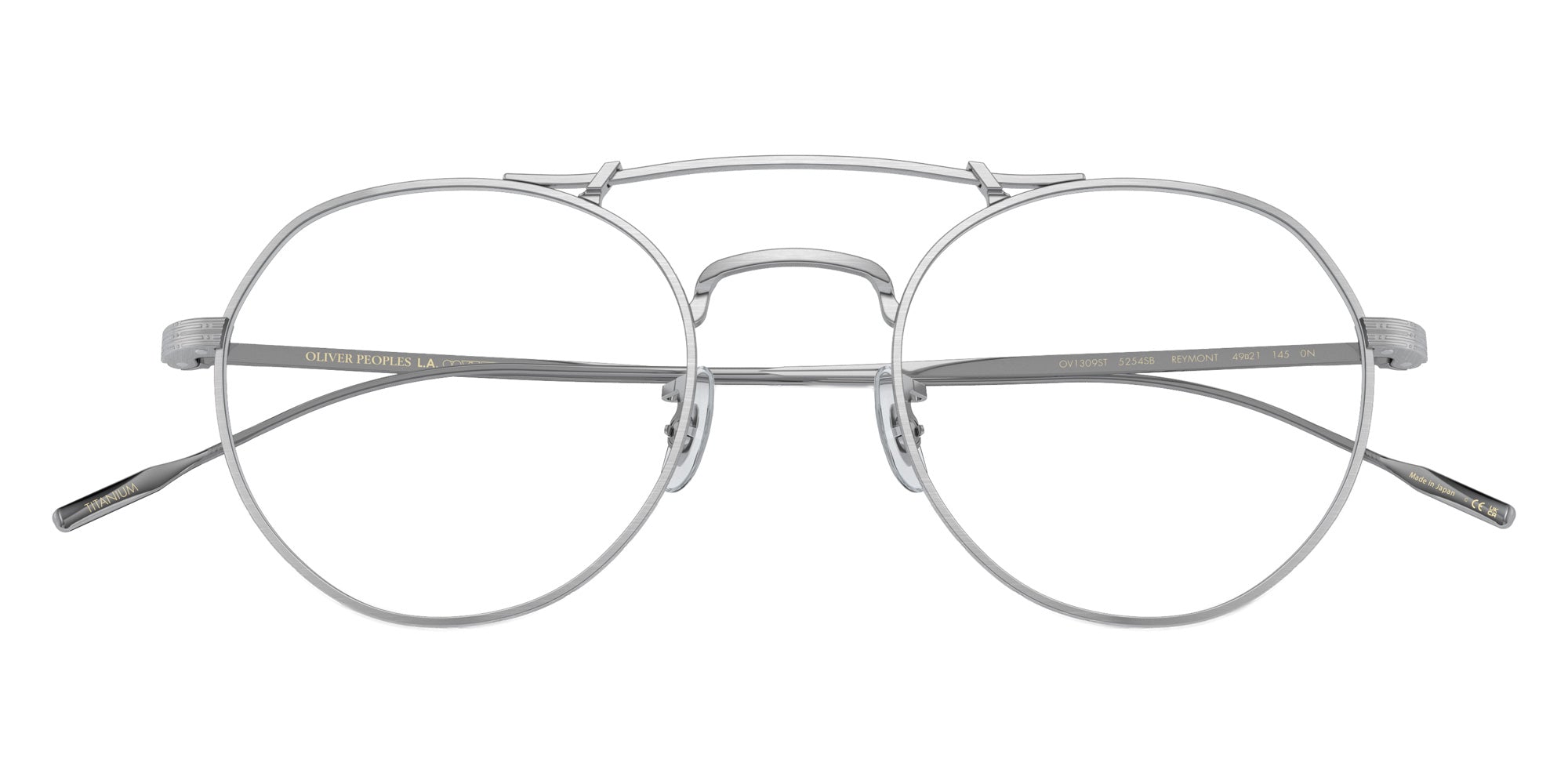 Oliver Peoples OV1309ST Reymont 5254SB 49 - Brushed Silver / Blue-Violet Light Filter #id:ov1309st5254sb_s:102125