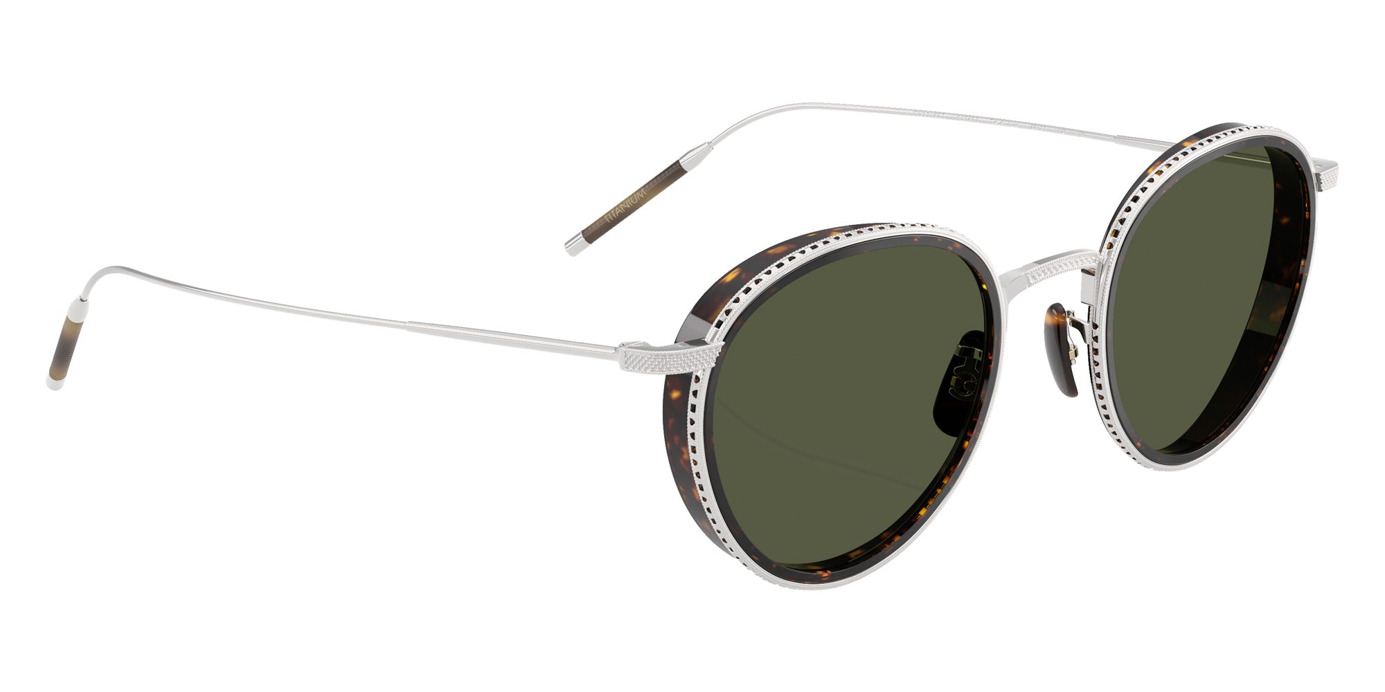Oliver Peoples OV1318ST TK-8 Sun Gold Plated 527652 48 - 18k White Gold Plated / G-15 #id:ov1318st527652_s:100120