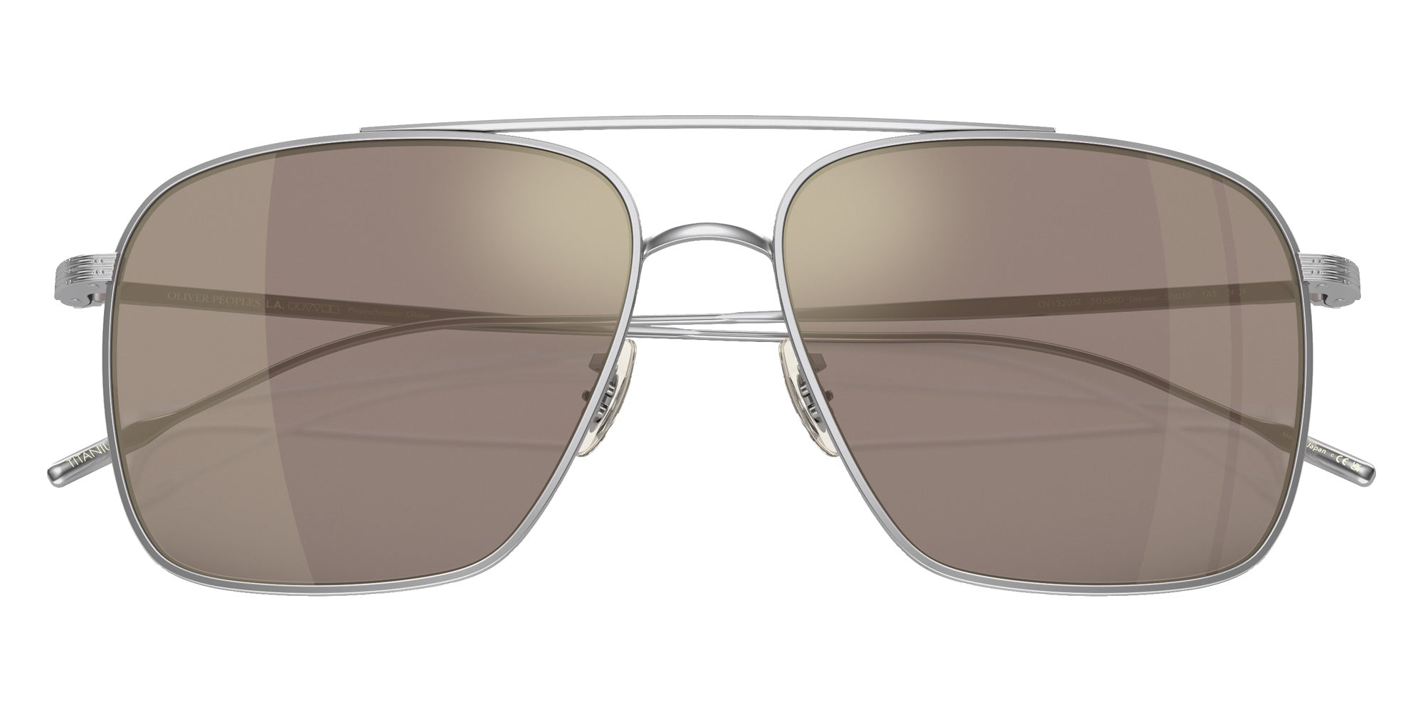 Oliver Peoples OV1320ST Dresner 50365D 56 - Silver / Chrome Taupe Photochromic Mirrored #id:ov1320st50365d_s:100120