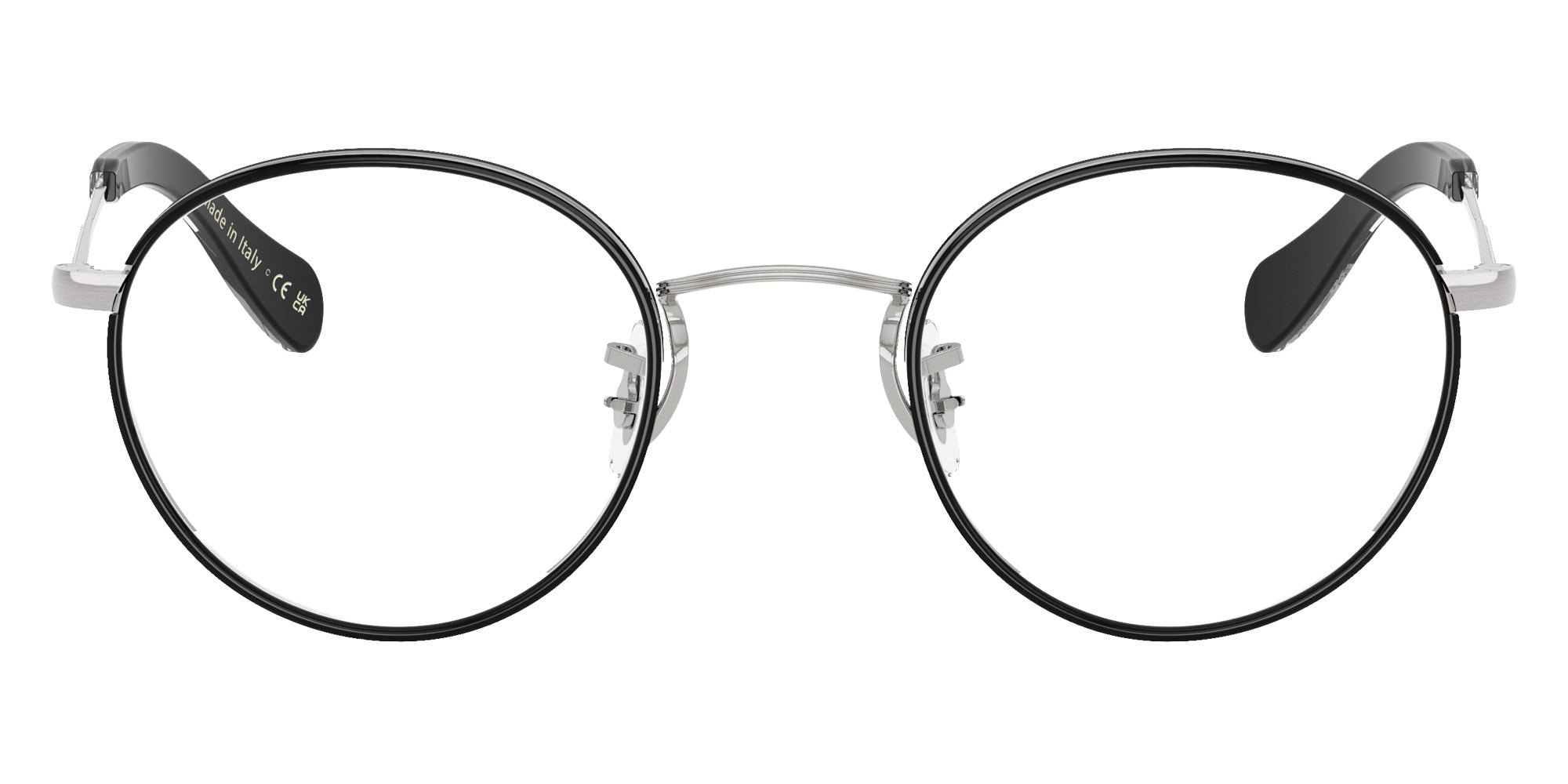 Oliver Peoples OV1352 Coleridge II 5063 46 - Brushed Silver/Black #id:ov13525063_s:102100