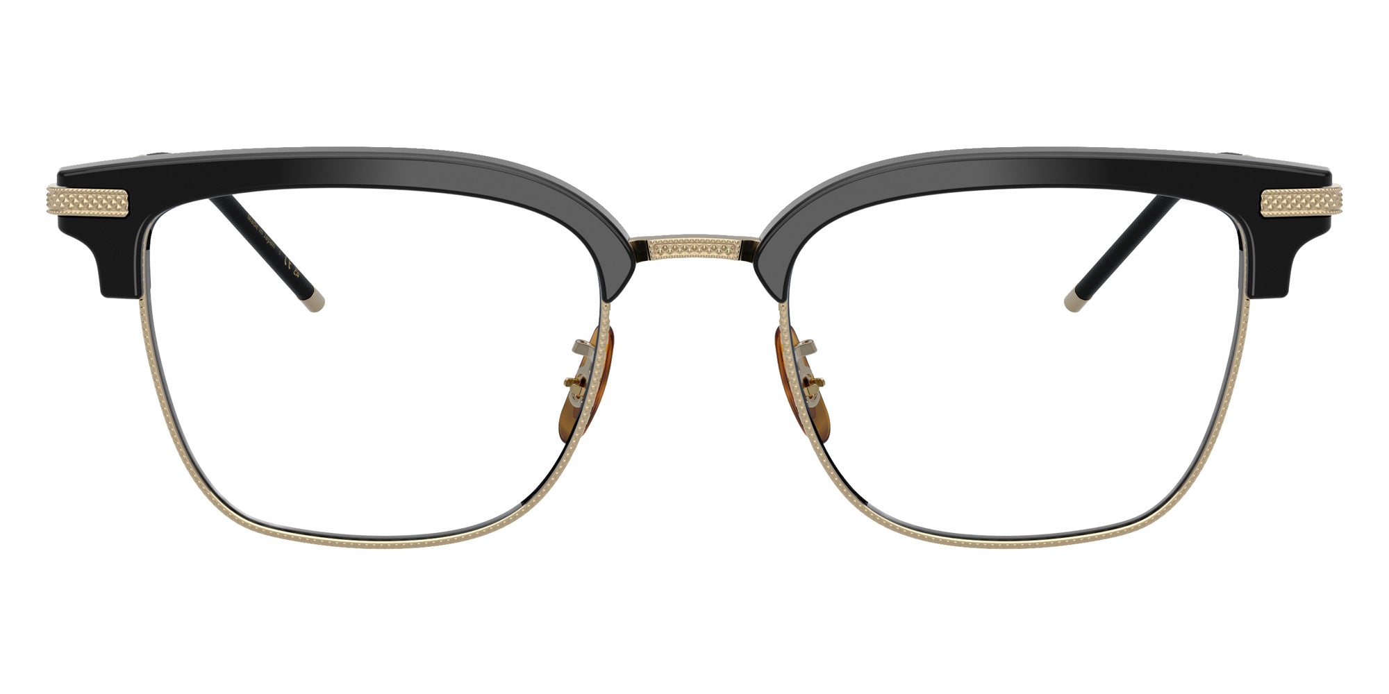 Oliver Peoples OV1354T TK-12 5035 50 - Black/Gold / Demo Lens Blue Wash #id:ov1354t5035_s:100100
