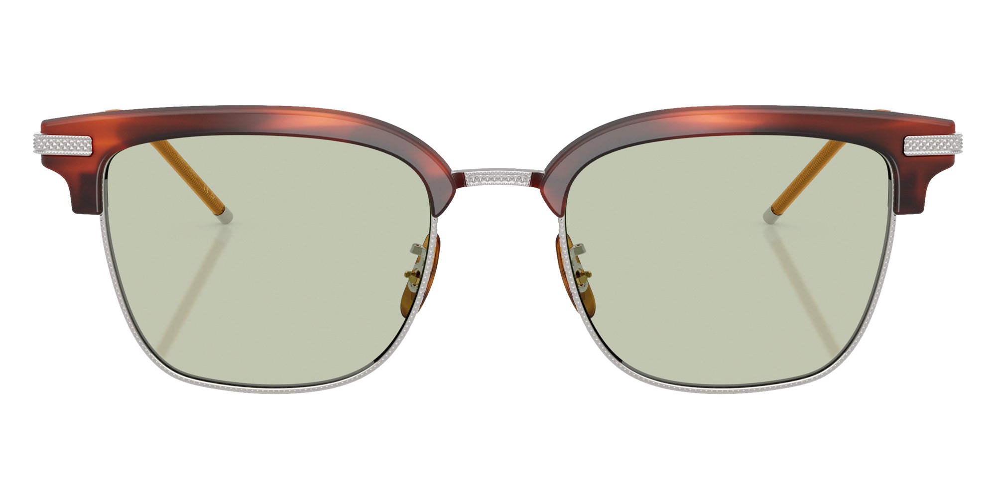 Oliver Peoples OV1354T TK-12 5254 50 - Tuscany Tortoise/Brushed Silver / Demo Lens Green Wash #id:ov1354t5254_s:102100
