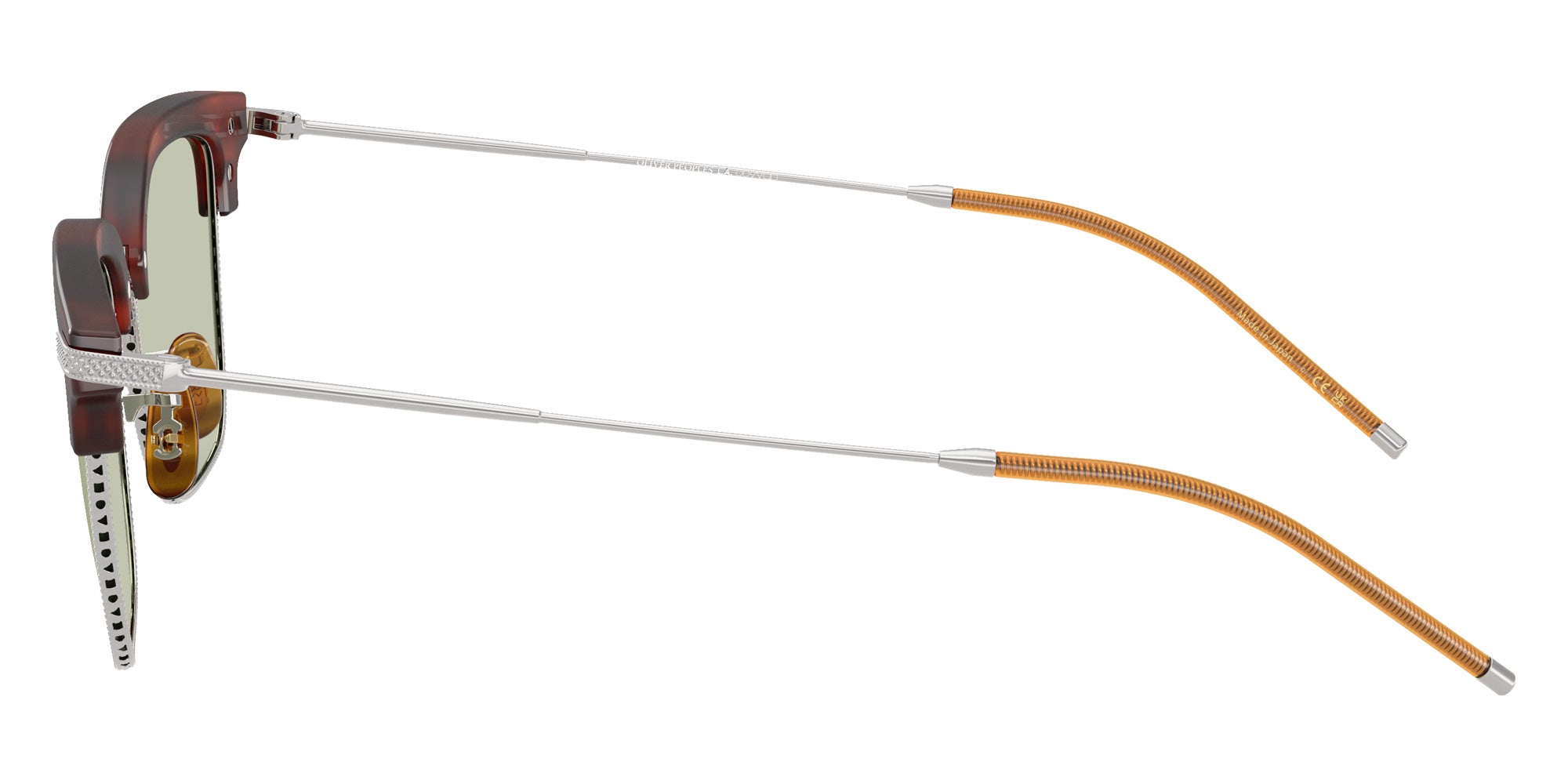 Oliver Peoples OV1354T TK-12 5254 50 - Tuscany Tortoise/Brushed Silver / Demo Lens Green Wash #id:ov1354t5254_s:102110