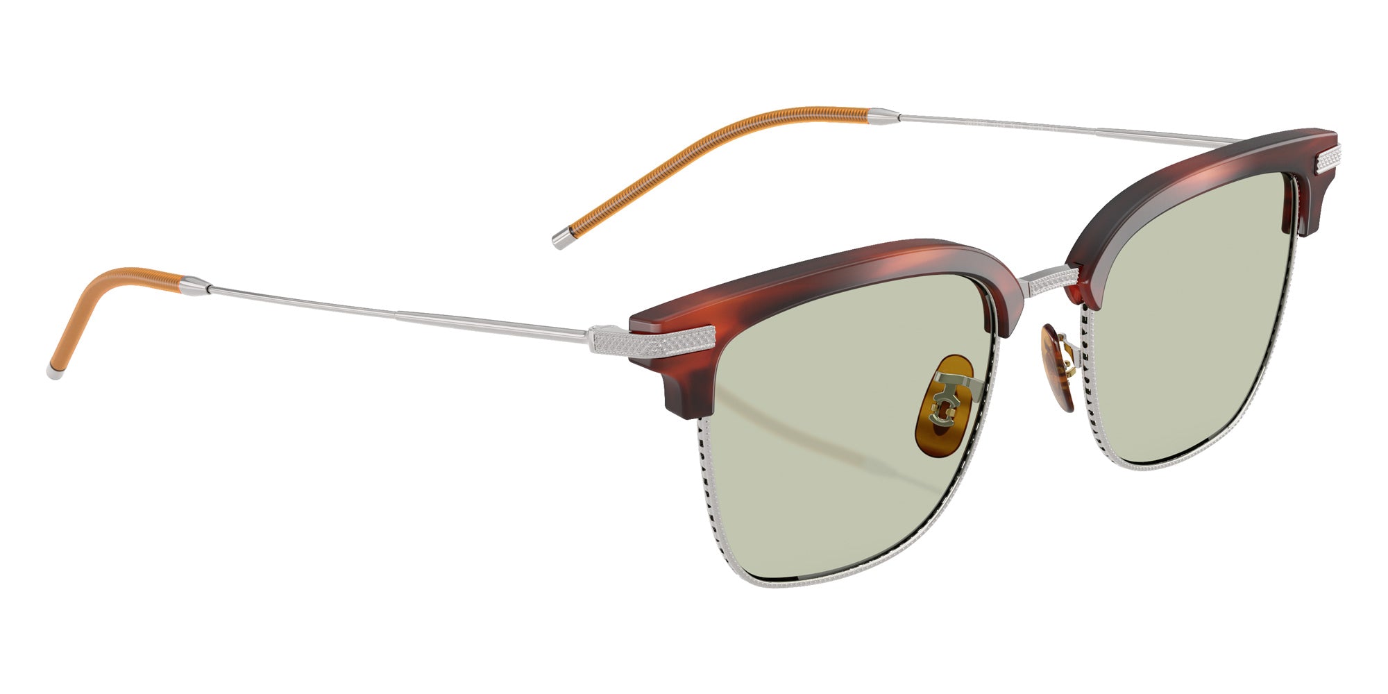 Oliver Peoples OV1354T TK-12 5254 50 - Tuscany Tortoise/Brushed Silver / Demo Lens Green Wash #id:ov1354t5254_s:102120