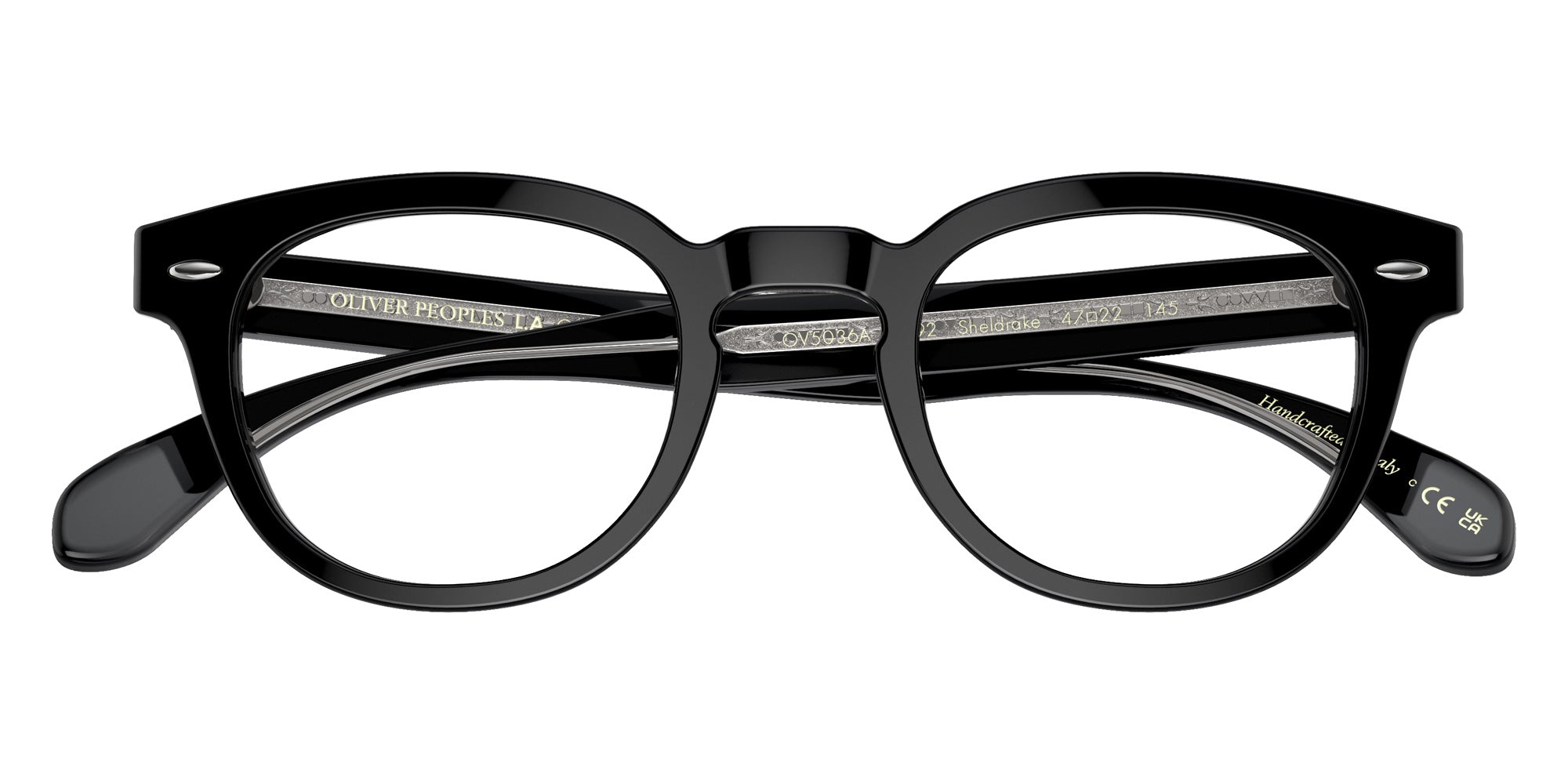Oliver Peoples OV5036A Sheldrake Low Bridge Fit 1492 47 - Black #id:ov5036a1492_s:104125