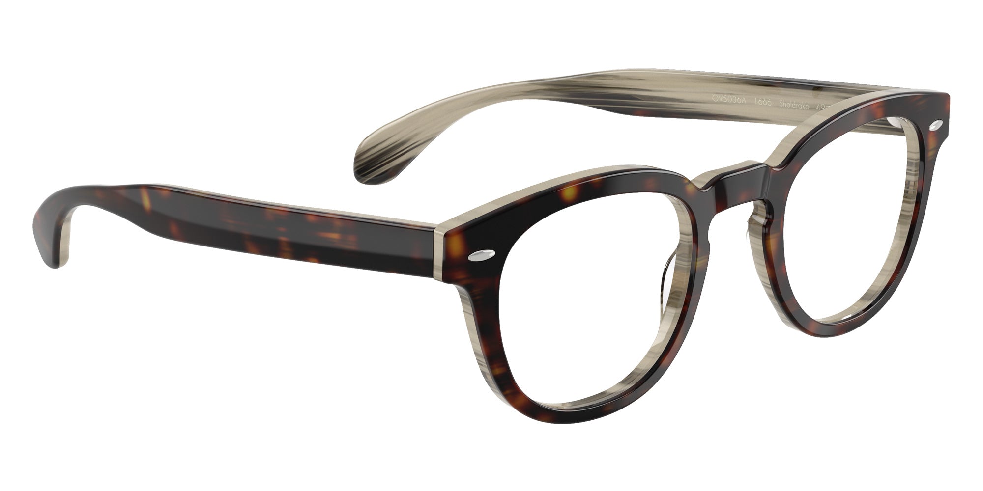 Oliver Peoples OV5036A Sheldrake Low Bridge Fit 1666 47 - 362/Horn #id:ov5036a1666_s:108120