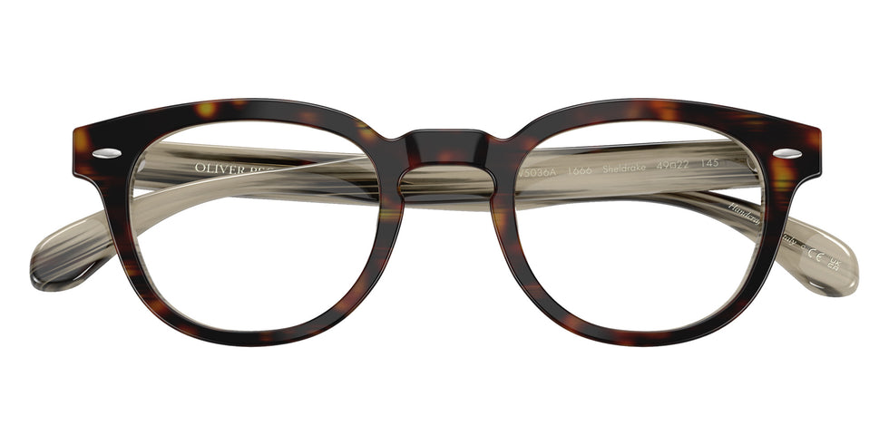 Oliver Peoples OV5036A Sheldrake Low Bridge Fit 1666 47 - 362/Horn #id:ov5036a1666_s:108125