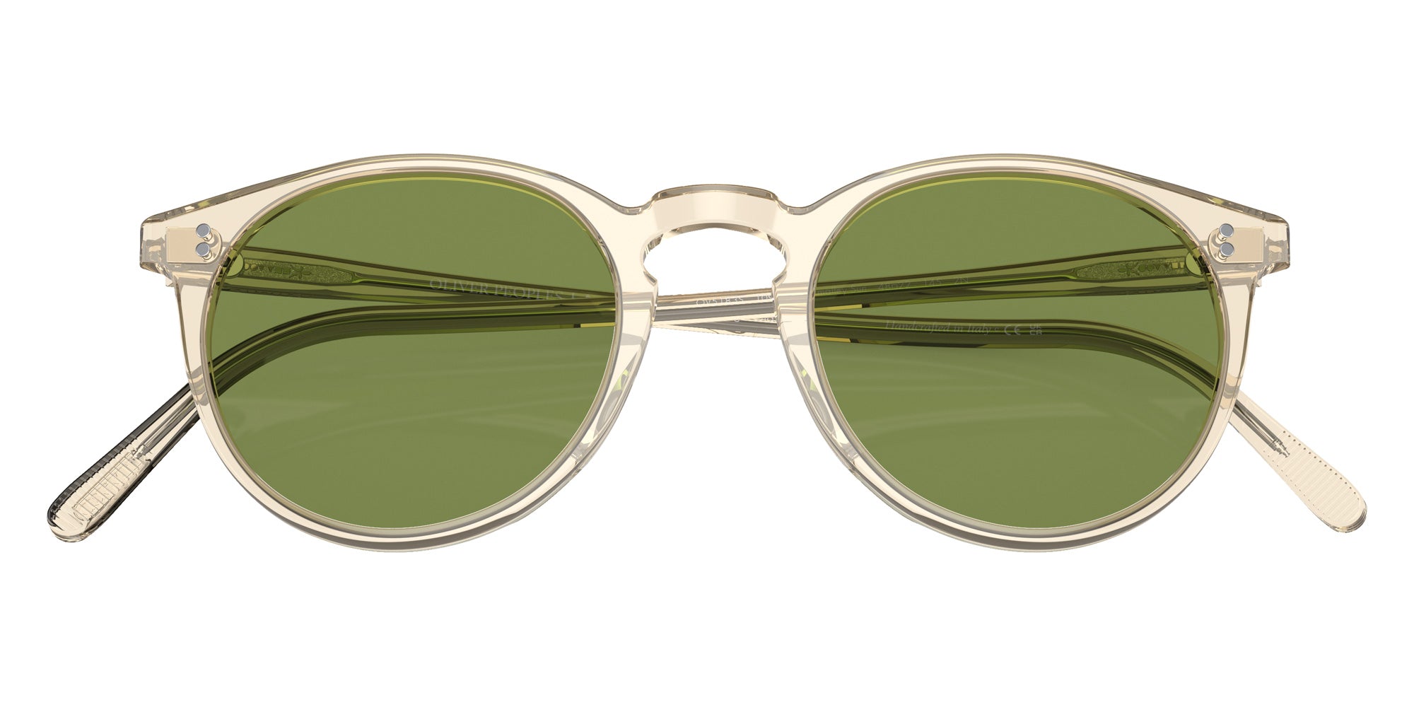 Oliver Peoples OV5183S O'Malley Sun 109452 48 - Buff / Green C #id:ov5183s109452_s:100120
