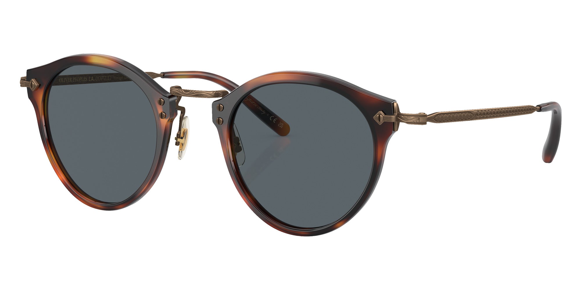 Oliver Peoples OV5184S OP-505 Sun 1007R5 47 - Dark Mahogany-Bronze / Blue #id:ov5184s1007r5_s:100105