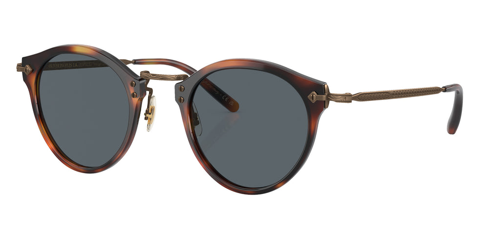 Oliver Peoples OV5184S OP-505 Sun 1007R5 47 - Dark Mahogany-Bronze / Blue #id:ov5184s1007r5_s:100105