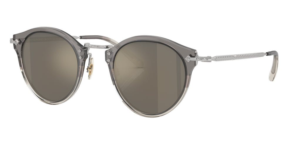 Oliver Peoples OV5184S OP-505 Sun 143639 47 - Vintage Gray Fade-Silver / Dark Gray Mirrored Gold #id:ov5184s143639_s:104105