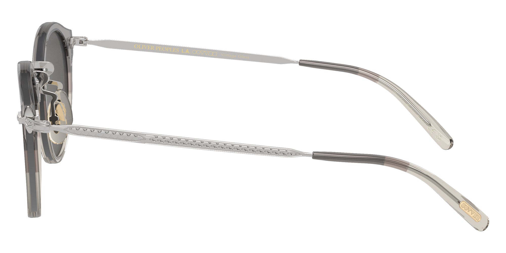 Oliver Peoples OV5184S OP-505 Sun 143639 47 - Vintage Gray Fade-Silver / Dark Gray Mirrored Gold #id:ov5184s143639_s:104110