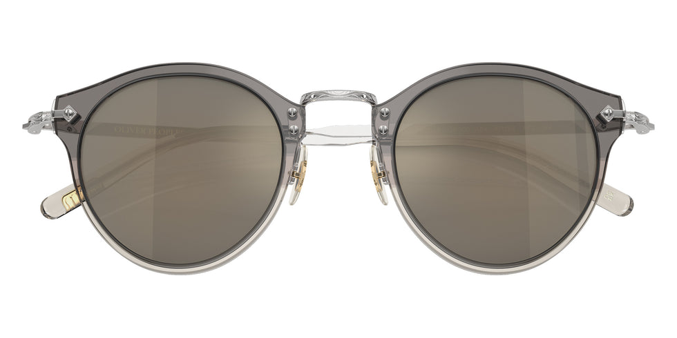 Oliver Peoples OV5184S OP-505 Sun 143639 47 - Vintage Gray Fade-Silver / Dark Gray Mirrored Gold #id:ov5184s143639_s:104125